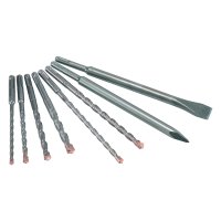 (image for) Sds Mixed Drill Bits 6 8 10 12 X 160mm 8 10 X 210mm 2 X 250mm Chisel I