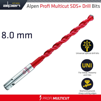 (image for) Profi Multicut Sds Drill Bit 8 X 110mm