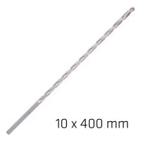 Masonry Drill Bit Long Life 10 X 400mm (image for) Masonry Drill Bit Long Life 10 X 400mm