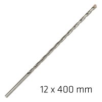 Masonry Drill Bit Long Life 12 X 400mm (image for) Masonry Drill Bit Long Life 12 X 400mm