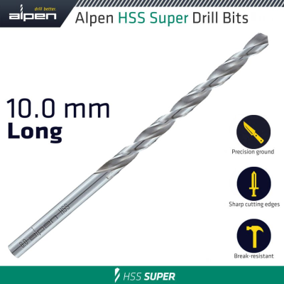(image for) Hss Super Drill Bit Long 10 X 184mm Pouch