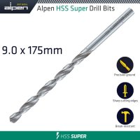 (image for) Hss Drill Bit Long 9 X 175mm Bulk