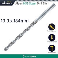 (image for) Hss Drill Bit Long 10 X 184mm Bulk