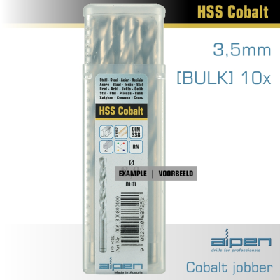 (image for) Cobalt Drill Bit 3.5mm Bulk