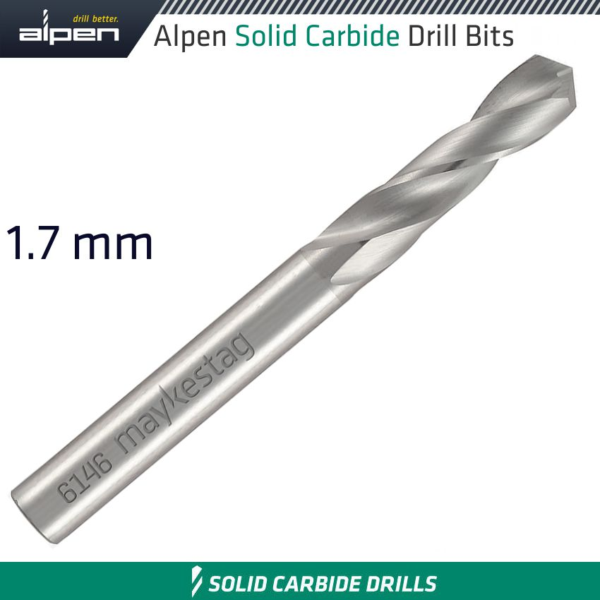 (image for) Alpen Solid Carbide Drill Bit 1.7