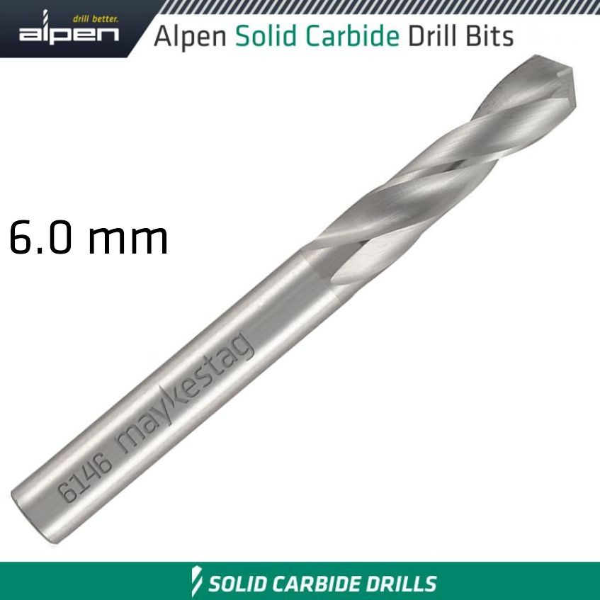 (image for) Alpen Solid Carbide Drill Bit 6.0