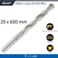 (image for) Masonry Drill Bit Long Life 20 X 600mm Pouch