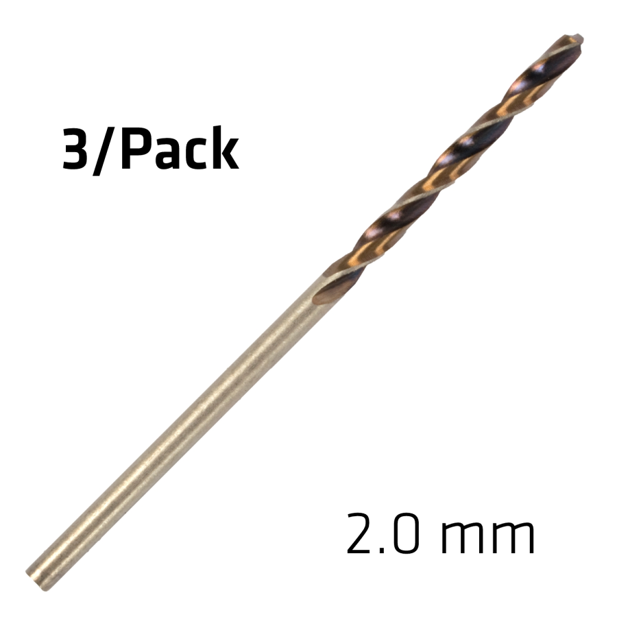 (image for) Hss Sprint Master 2.0mm X3 Sleeved Din338 Alpen Drill Bit