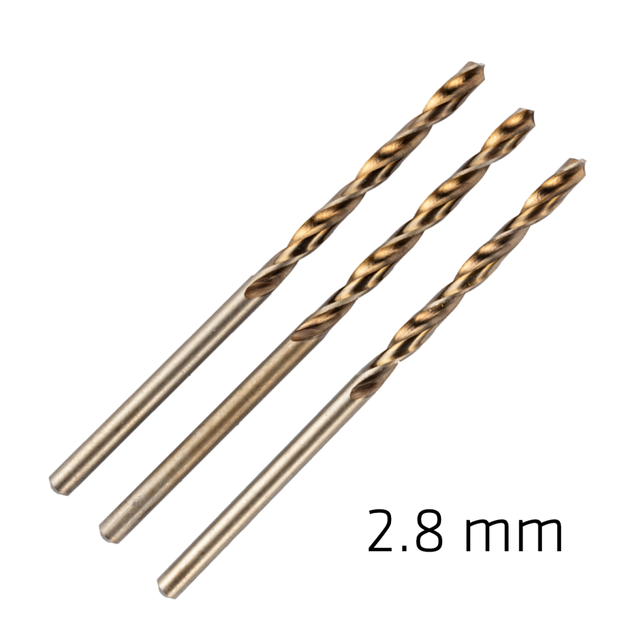 (image for) Hss Sprint Master 2.8mm X3 Sleeved Din338 Alpen Drill Bit