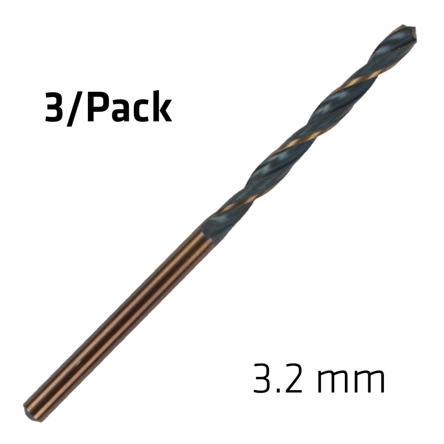 (image for) Hss Sprint Master 3.2mm X3 Sleeved Din338 Alpen Drill Bit