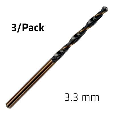 (image for) Hss Sprint Master 3.3mm X3 Sleeved Din338 Alpen Drill Bit