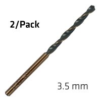 (image for) Hss Sprint Master 3.5mm X2 Sleeved Din338 Alpen Drill Bit