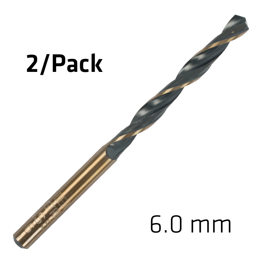 (image for) Hss Sprint Master 6.0mm X2 Sleeved Din338 Alpen Drill Bit