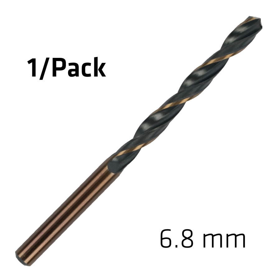 (image for) Hss Sprint Master 6.8mm X1 Sleeved Din338 Alpen Drill Bit