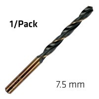 (image for) Hss Sprint Master 7.5mm X1 Sleeved Din338 Alpen Drill Bit