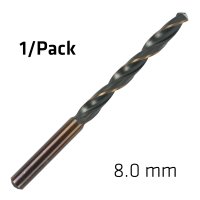 (image for) Hss Sprint Master 8.0mm X1 Sleeved Din338 Alpen Drill Bit