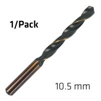(image for) Hss Sprint Master 10.5mm X1 Sleeved Din338 Alpen Drill Bit