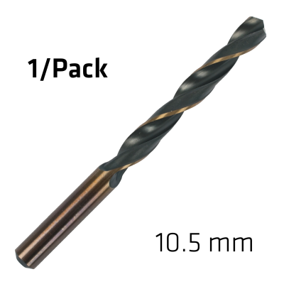 (image for) Hss Sprint Master 10.5mm X1 Sleeved Din338 Alpen Drill Bit