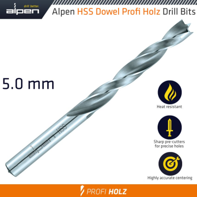 (image for) Wood Drill Bit Profi Hss 5mm