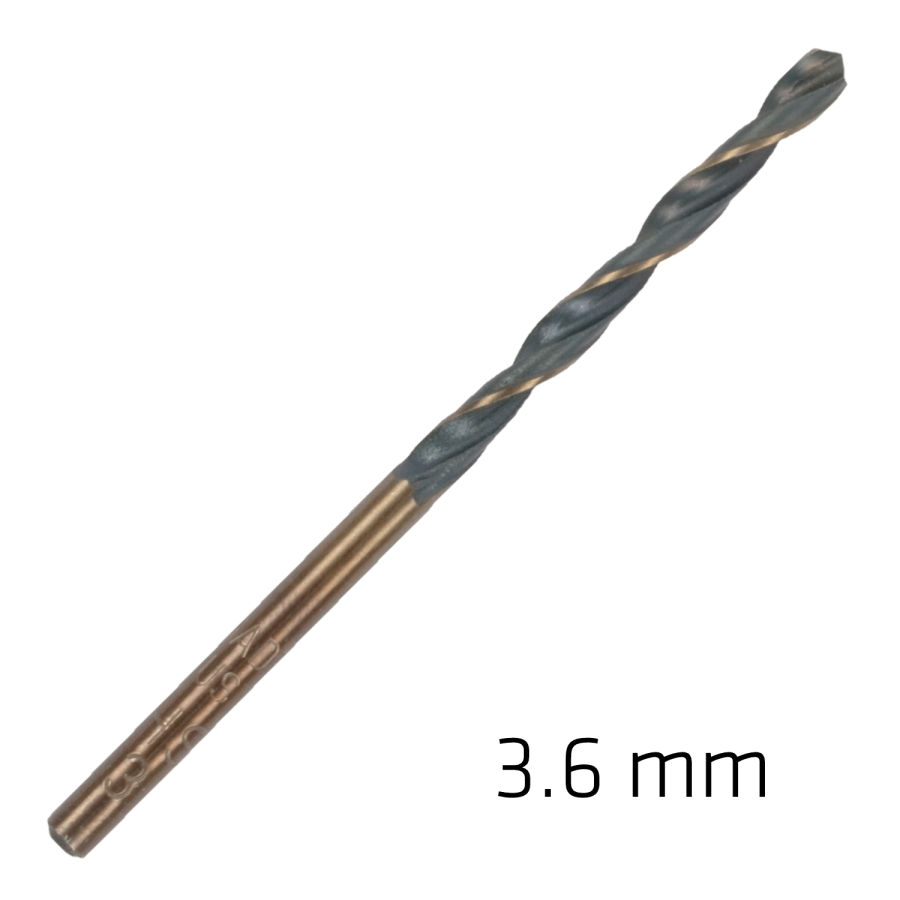(image for) Hss Sprint Master 3.6mm Bulk Din 338 Alpen Drill Bit