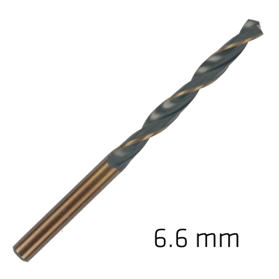 (image for) Hss Sprint Master 6.6mm Bulk Din 338 Alpen Drill Bit