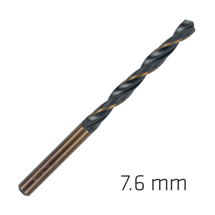 (image for) Hss Sprint Master 7.6mm Bulk Din 338 Alpen Drill Bit