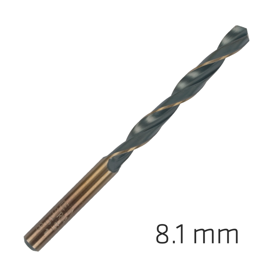 (image for) Hss Sprint Master 8.1mm Bulk Din 338 Alpen Drill Bit
