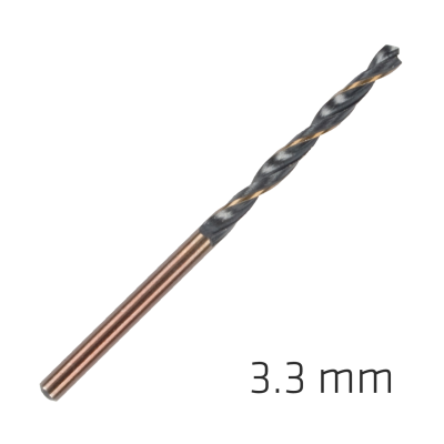(image for) Hss Sprint Master 3.3mm 10-pack Hang Tag Din 338 Alpen Drill Bits