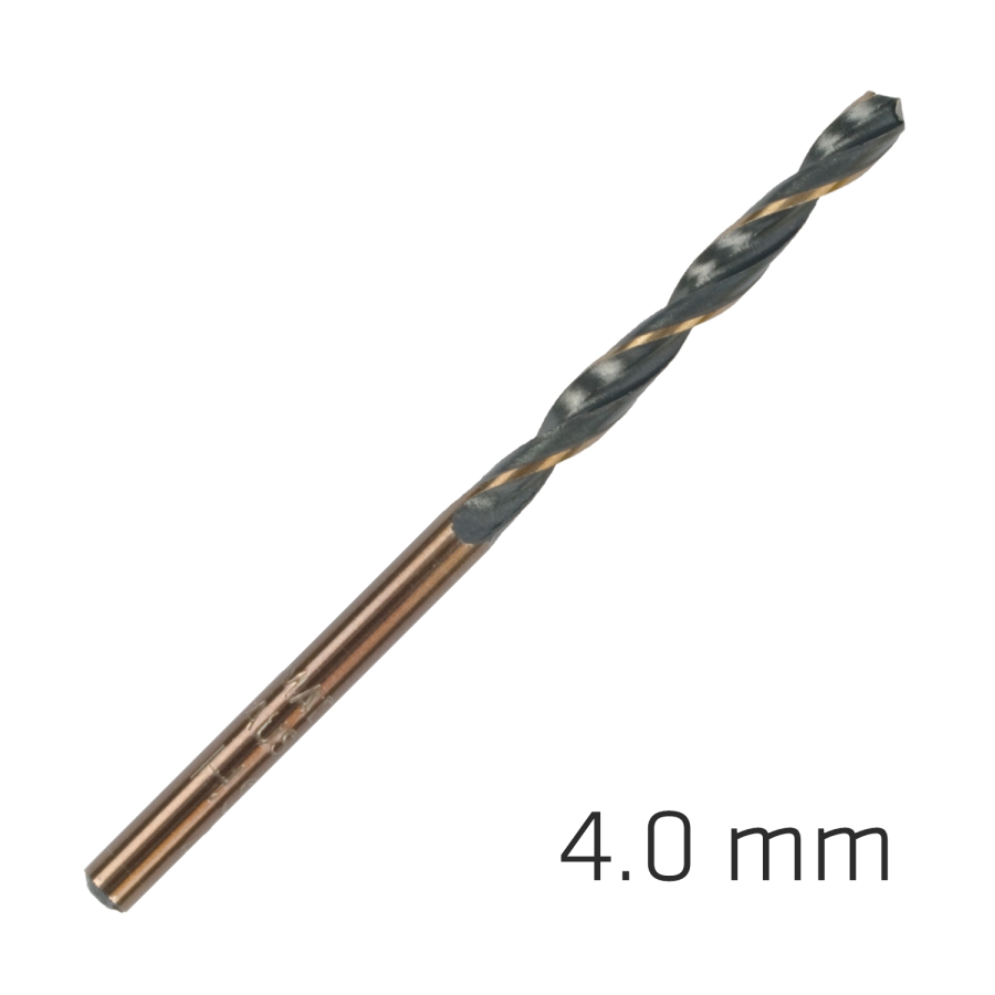 (image for) Hss Sprint Master 4.0mm 10-pack Hang Tag Din 338 Alpen Drill Bits