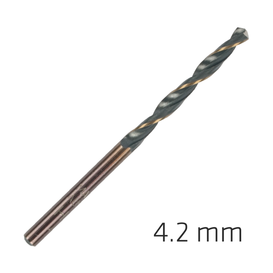 (image for) Hss Sprint Master 4.2mm 10-pack Hang Tag Din 338 Alpen Drill Bits