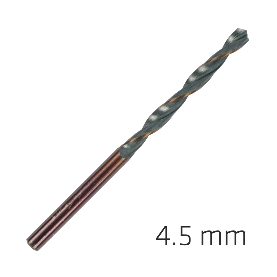 (image for) Hss Sprint Master 4.5mm 10-pack Hang Tag Din 338 Alpen Drill Bits