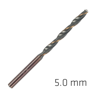(image for) Hss Sprint Master 5.0mm 10-pack Hang Tag Din 338 Alpen Drill Bits