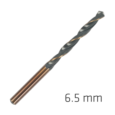 (image for) Hss Sprint Master 6.5mm 10-pack Hang Tag Din 338 Alpen Drill Bits