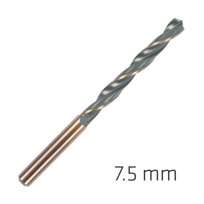 (image for) Hss Sprint Master 7.5mm 10-pack Hang Tag Din 338 Alpen Drill Bits
