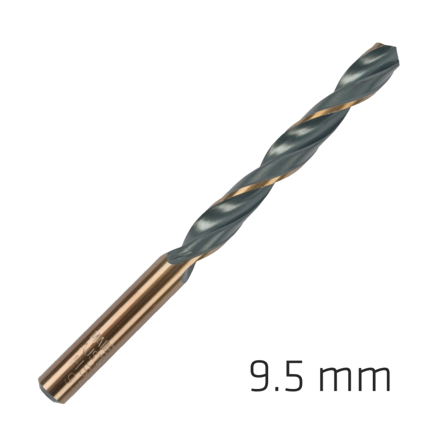(image for) Hss Sprint Master 9.5mm 10-pack Hang Tag Din 338 Alpen Drill Bits