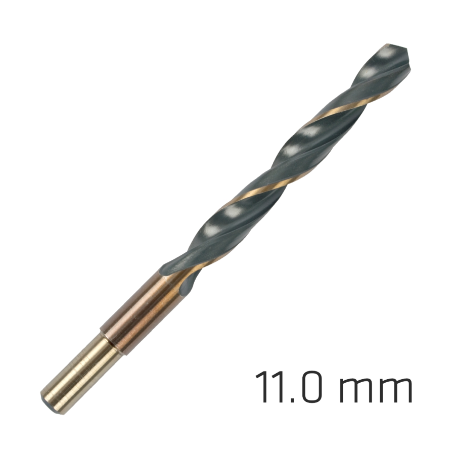 (image for) Hss Sprint Master 11.0mm Red Shank 9.5mm X1 Sleeved Din338 Alpen Drill