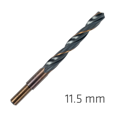 (image for) Hss Sprint Master 11.5mm Red Shank 9.5mm X1 Sleeved Din338 Alpen Drill