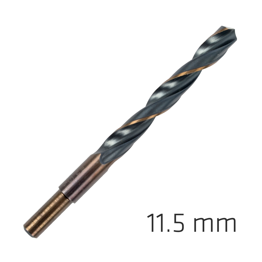 (image for) Hss Sprint Master 11.5mm Red Shank 9.5mm X1 Sleeved Din338 Alpen Drill
