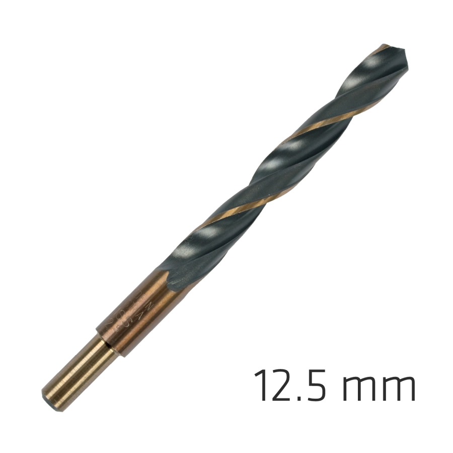 (image for) Hss Sprint Master 12.5mm Red Shank 9.5mm X1 Sleeved Din338 Alpen Drill