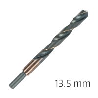 (image for) Hss Sprint Master 13.5mm Red Shank 9.5mm X1 Sleeved Din338 Alpen Drill