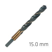 (image for) Hss Sprint Master 15.0mm Red Shank 9.5mm X1 Sleeved Din338 Alpen Drill