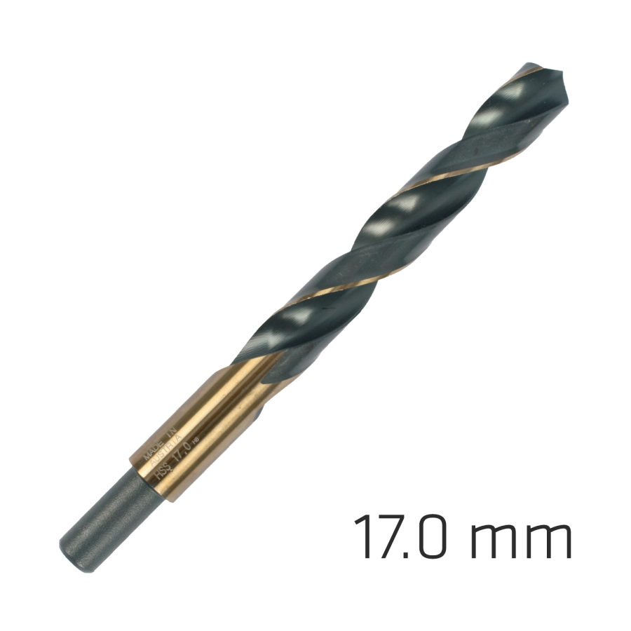 (image for) Hss Sprint Master 17.0mm Red Shank 12.5mm X1 Sleeved Din338 Alpen Dril