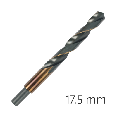 (image for) Hss Sprint Master 17.5mm Red Shank 12.5mm X1 Sleeved Din338 Alpen Dril