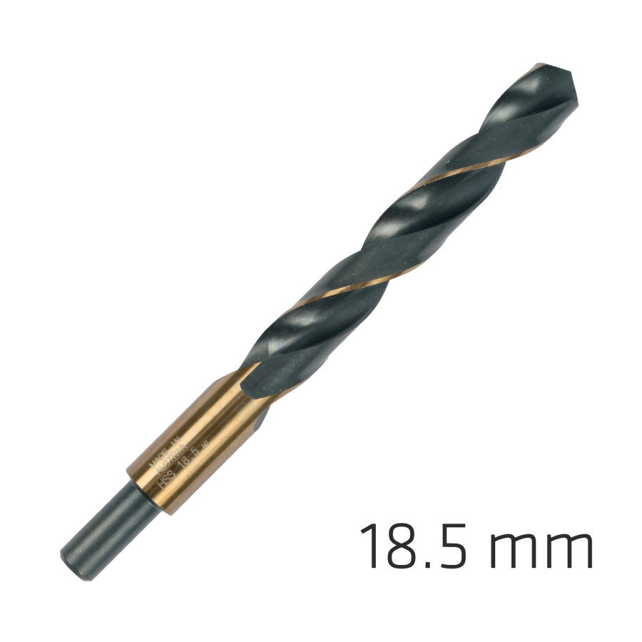 (image for) Hss Sprint Master 18.5mm Red Shank 12.5mm X1 Sleeved Din338 Alpen Dril