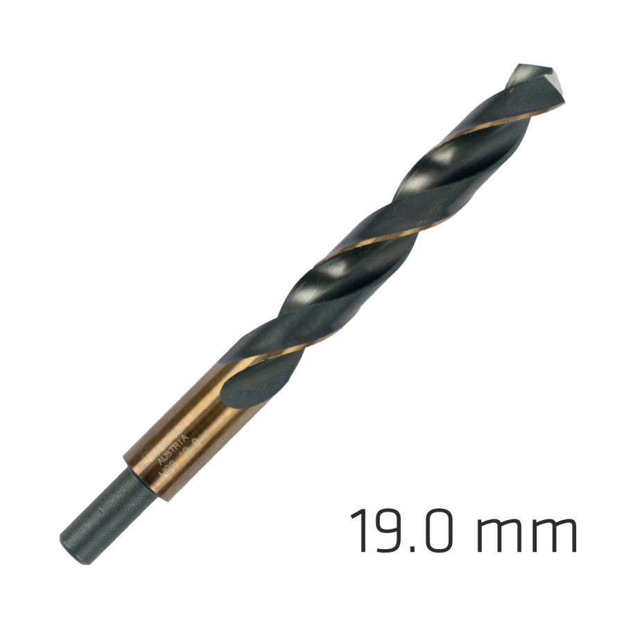 (image for) Hss Sprint Master 19.0mm Red Shank 12.5mm X1 Sleeved Din338 Alpen Dril