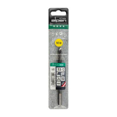 (image for) HSS METAL HEAD 7.5 TRI-FLAT DIN 338 RN