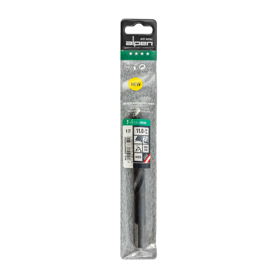 (image for) HSS METAL HEAD 1.0 TRI-FLAT DIN 338 RN