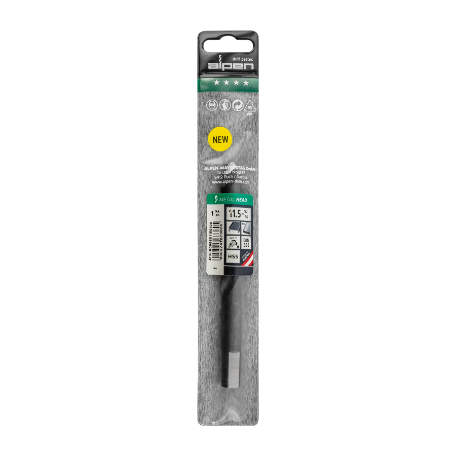 (image for) HSS METAL HEAD 11.5 TRI-FLAT DIN 338 RN