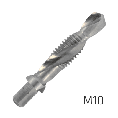 (image for) Alpen Combination Tap Plw M10 1/4' Shank