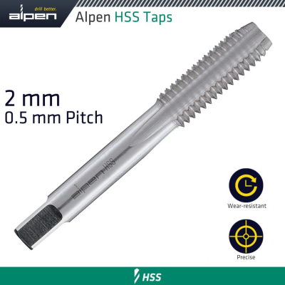 (image for) Tap 2mm Hss In Pouch 0.5mm Pitch